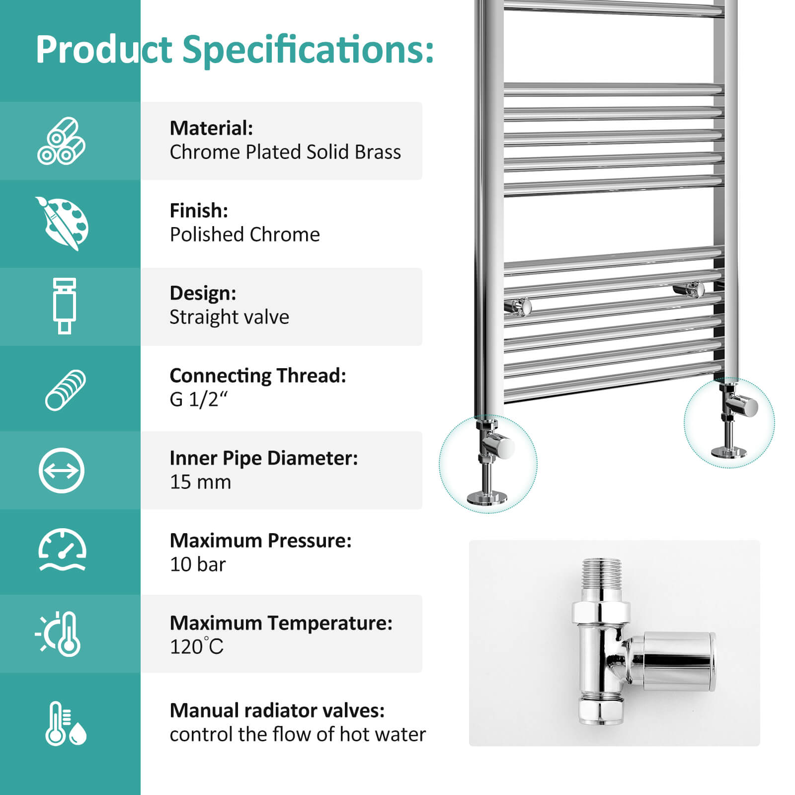 emke straight manual radiator valve urva1c specificaitons emke straight manual radiator valve urva1c specificaitons