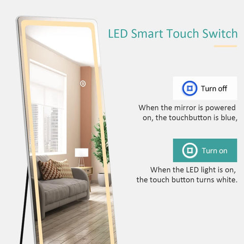 emke led full-length mirror ufm01bksw led smart touch emke led full-length mirror ufm01bksw led smart touch