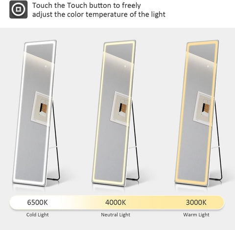 emke led full-length mirror ufm01 light color temperature emke led full-length mirror ufm01 light color temperature