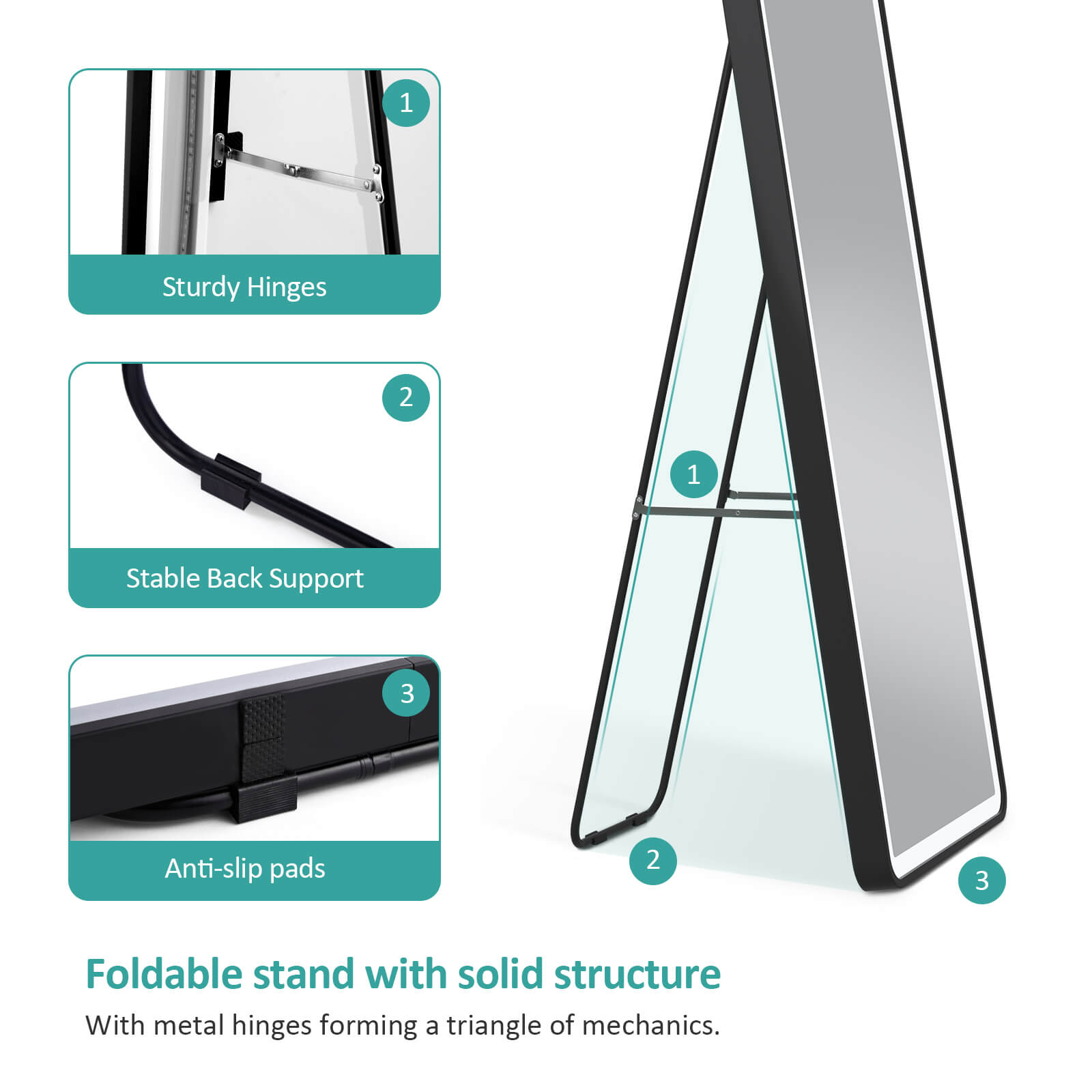 emke full length mirror fm06 foldable stand emke full length mirror fm06 foldable stand