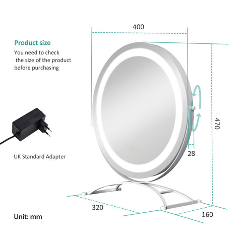 emke led vanity mirror cm07 white 40cm emke led vanity mirror cm07 white 40cm