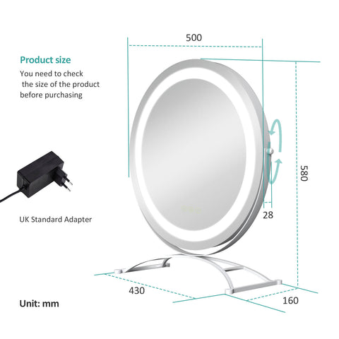 emke led vanity mirror cm07 white 50cm emke led vanity mirror cm07 white 50cm