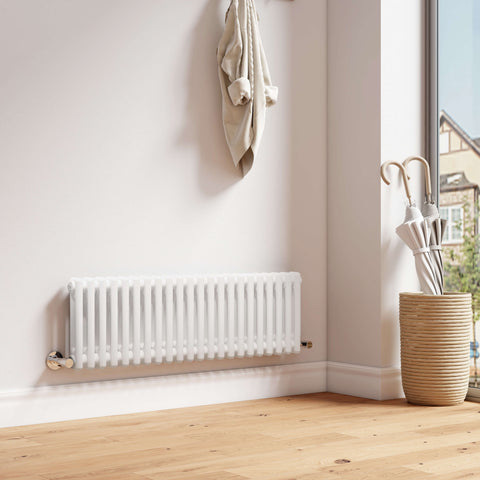 EMKE CR Traditional Horizontal Triple/Double Column Radiator White/Anthracite EMKE CR Traditional Horizontal Triple/Double Column Radiator White/Anthracite