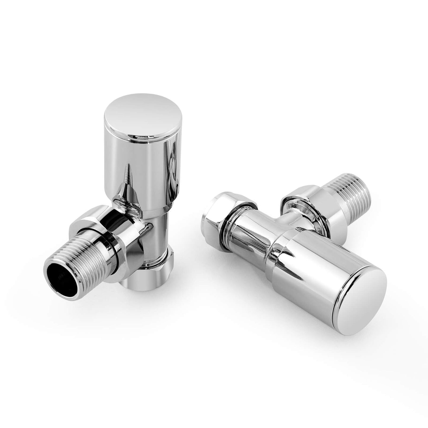 emke angled chrome radiator valve pack urva2c