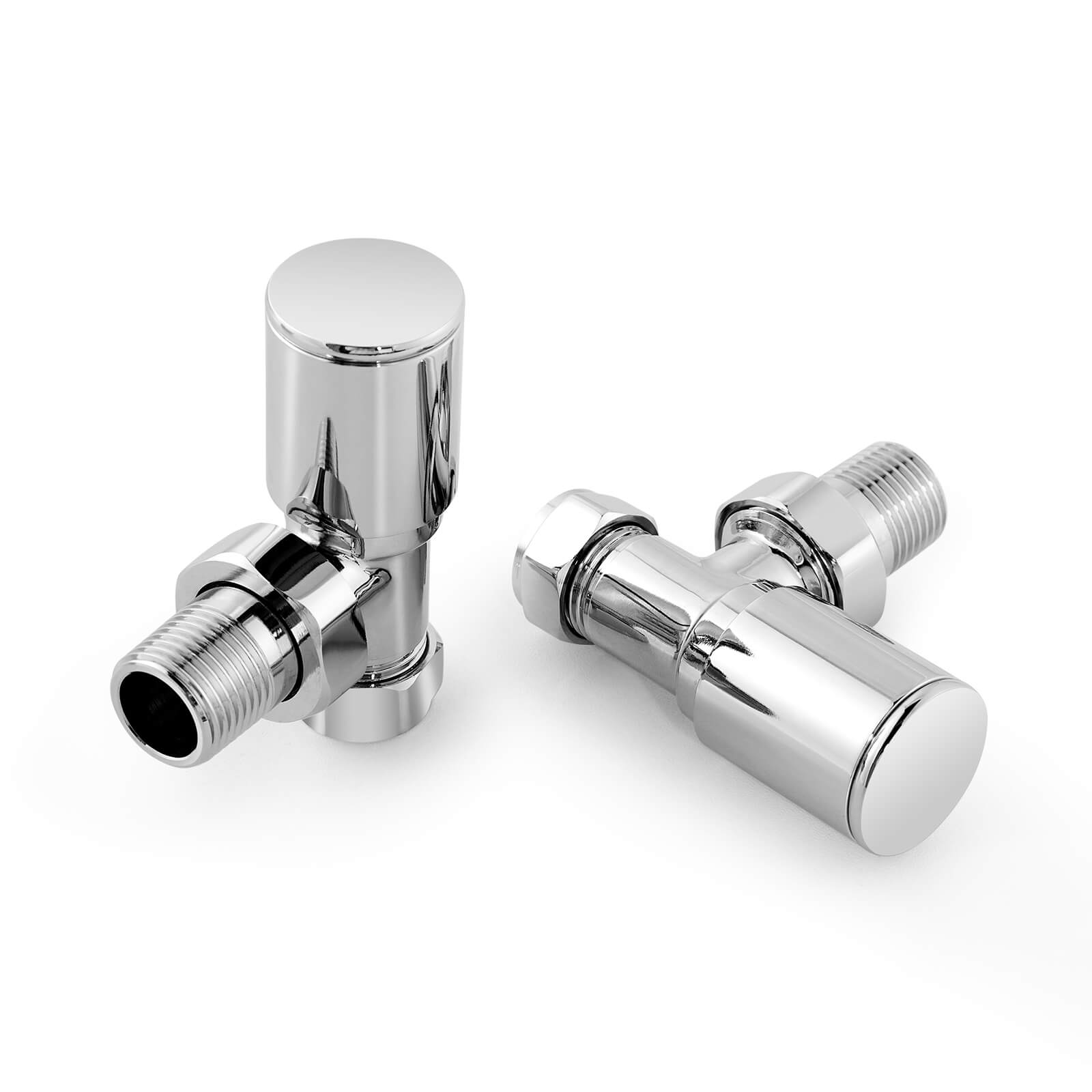 emke angled chrome radiator valve pack urva2c