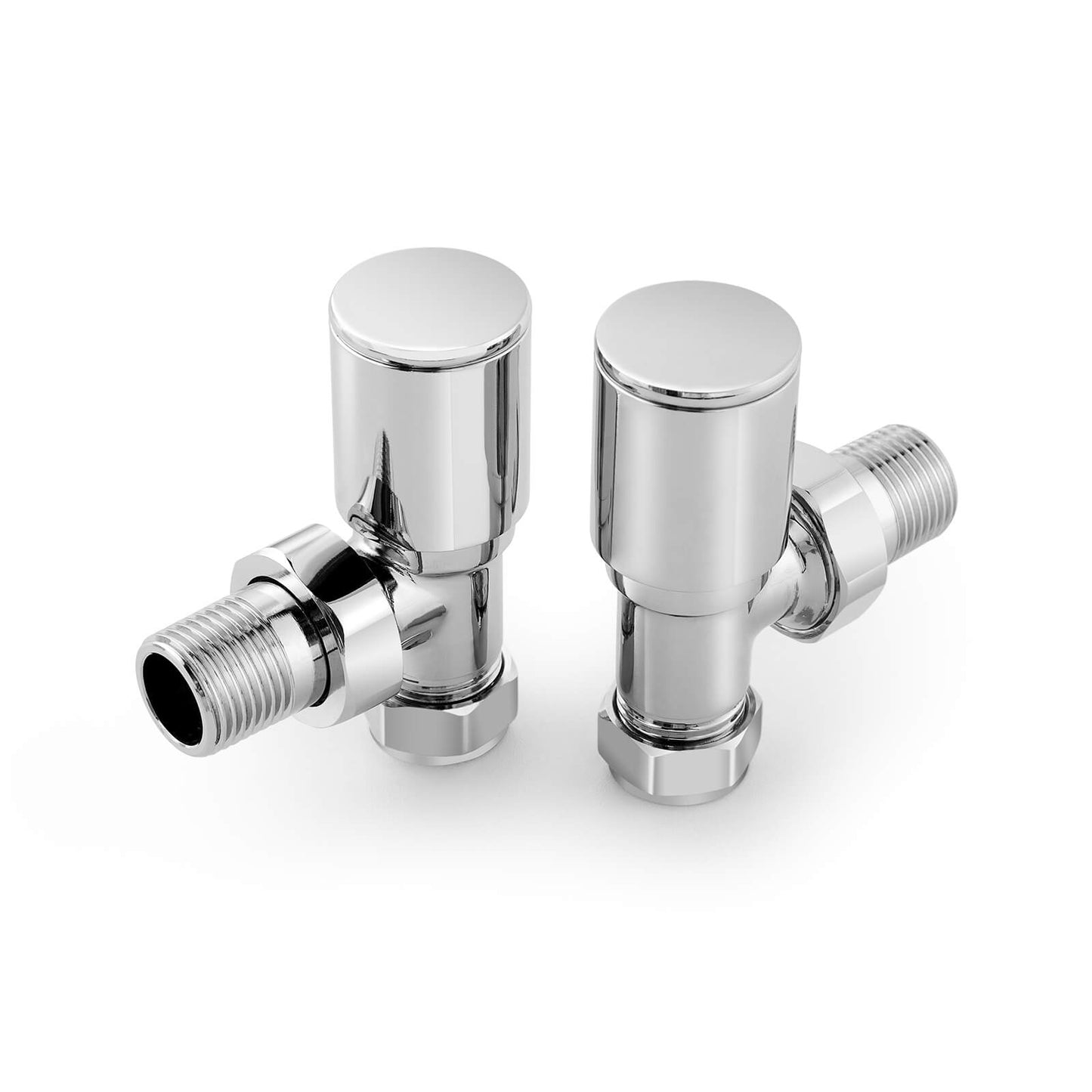 emke angled chrome radiator valve pack urva2c