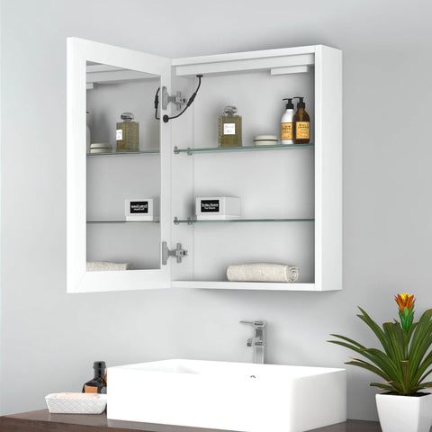 emke led aluminium mirror cabinet umc01atdsx2w interior