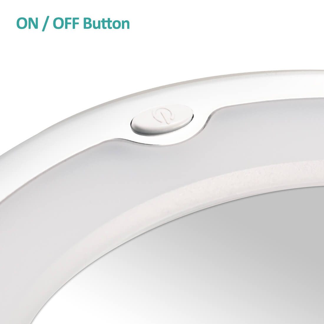 EMKE LED Cosmetic Mirror, 5x Magnification, with A Suction Cup, 360° Rotation