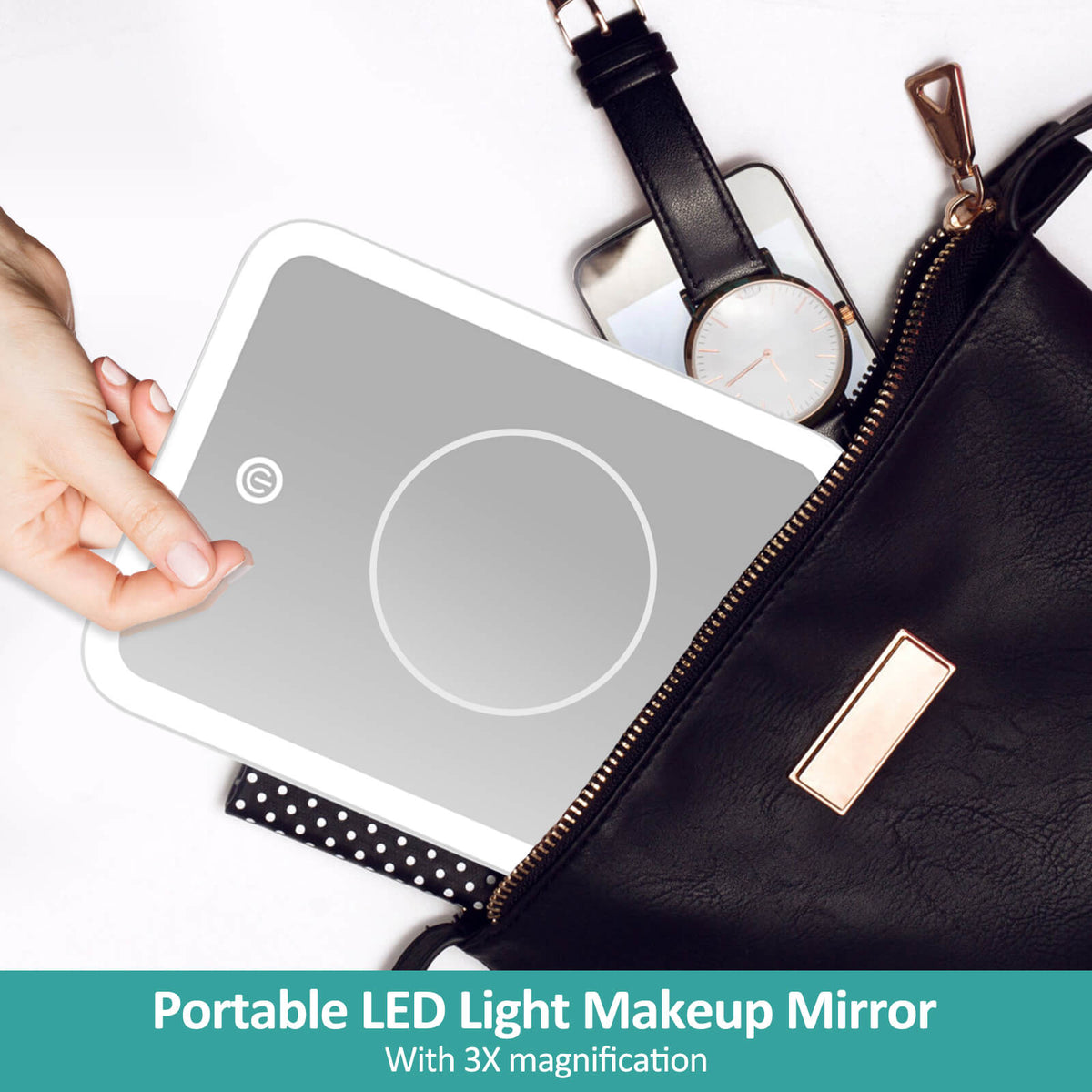 emke led vanity mirror cm03btmz3w portable
