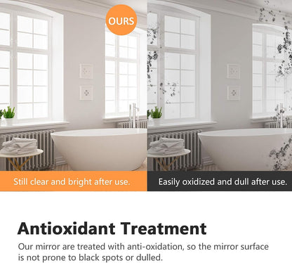 emke m05 round bathroom mirror without lighting antioxidant treatment