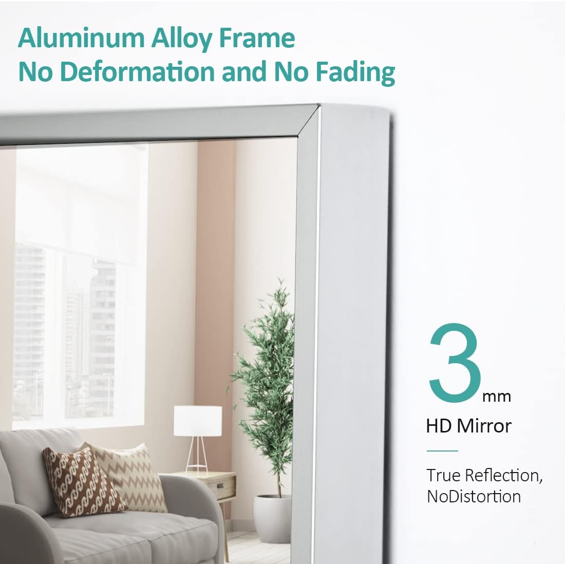 emke uk fm02 full-length mirror 3mm hd mirror