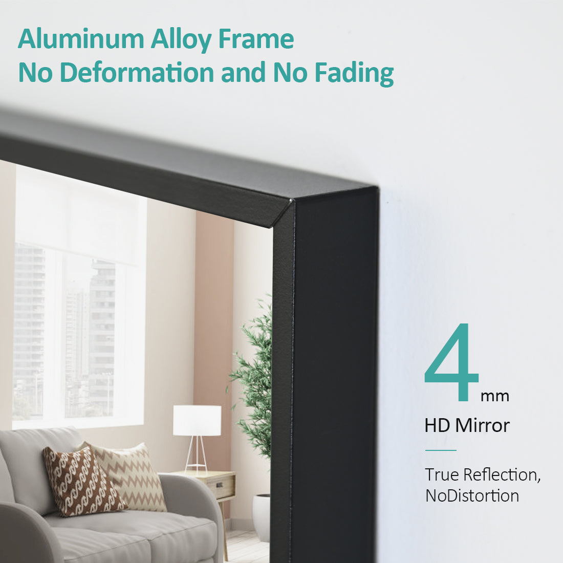 emke uk fm02 full-length mirror 4mm hd mirror