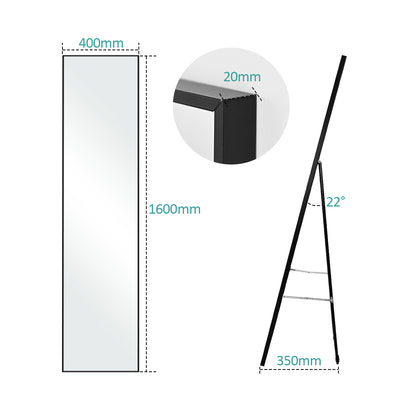 emke uk fm02 full-length mirror 160cm size