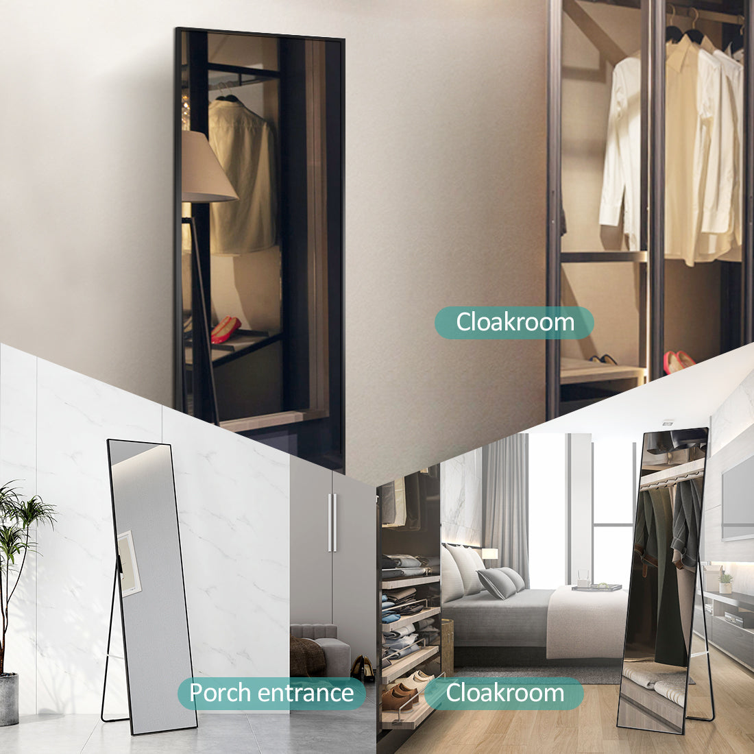 emke uk ufm02 full-length mirror 