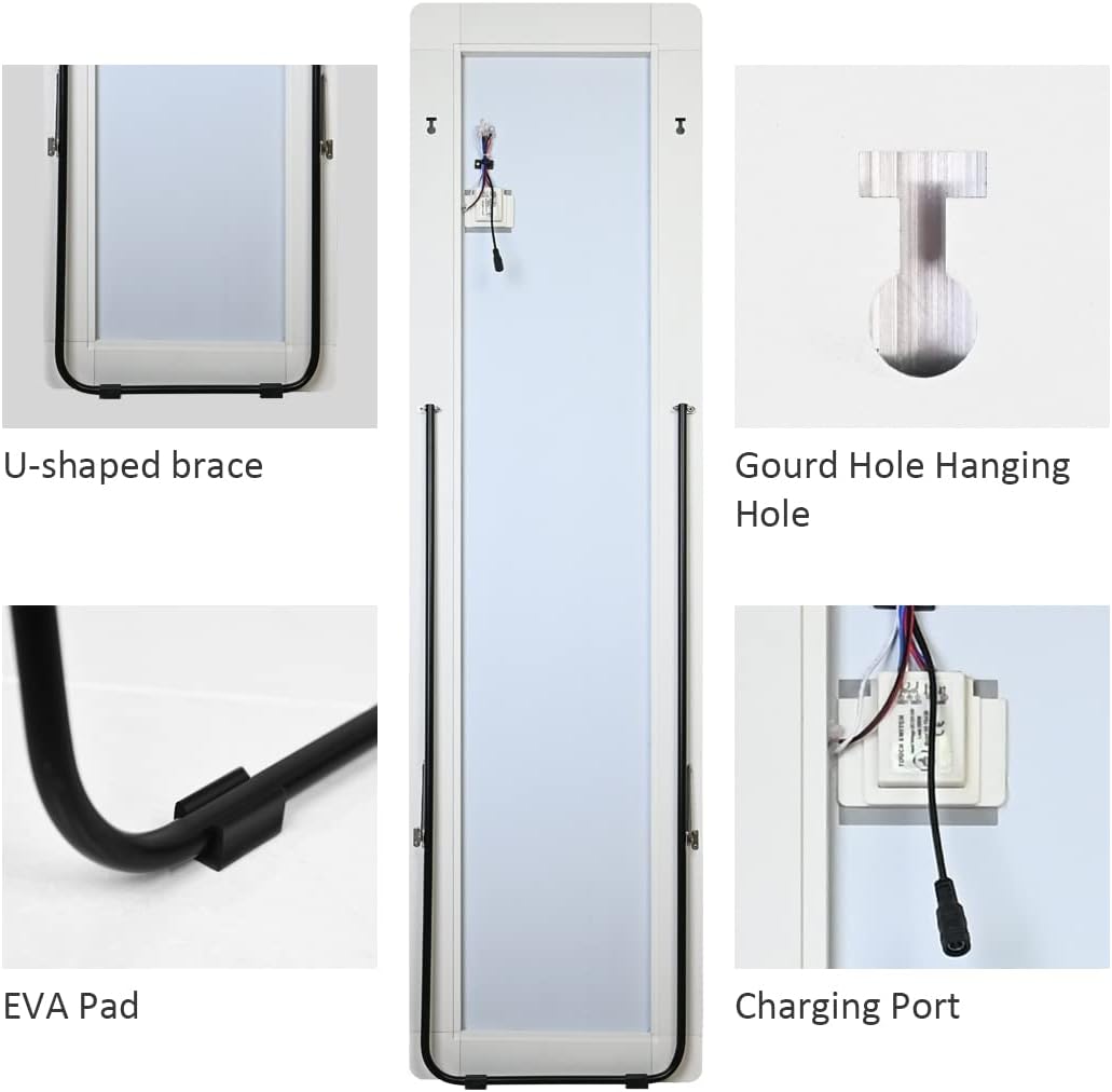 emke led full-length mirror ufm01bksw details