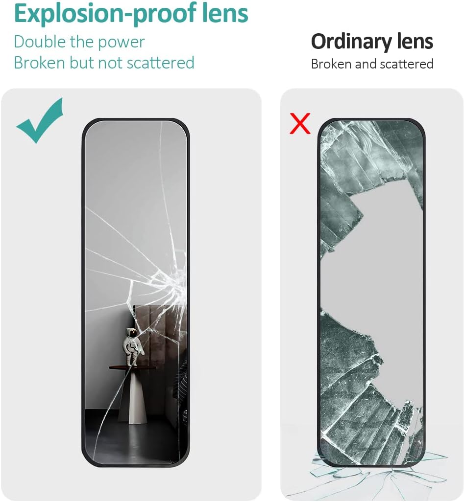 emke full-length mirror fm03 explostion proof lens