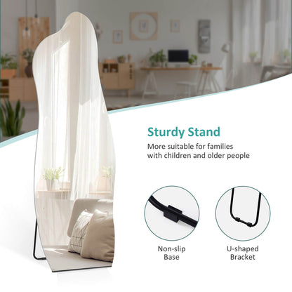 emke uk full length mirror fm04 sturdy stand