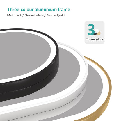 emke full length mirror fm06 3 colour aluminium frame