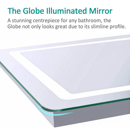 EMKE LM11 LED Bathroom Mirror with Infrared Sensor Switch, Demister, Shaver Socket