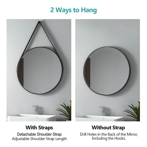 emke uk olm04 wall mirror hang with or without strap