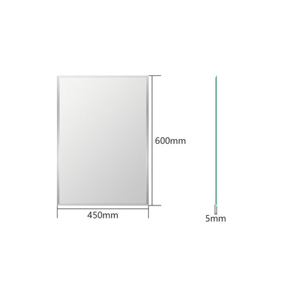 emke hd bathroom mirror without lighting 60x45cm