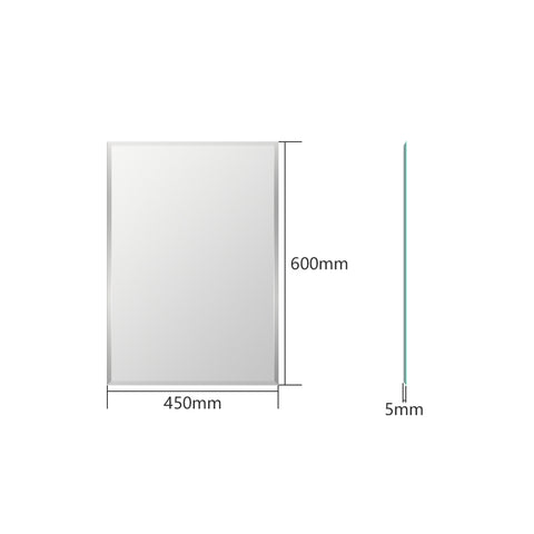 emke hd bathroom mirror without lighting 60x45cm