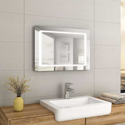 EMKE LM11 LED Bathroom Mirror with Infrared Sensor Switch, Demister, Shaver Socket
