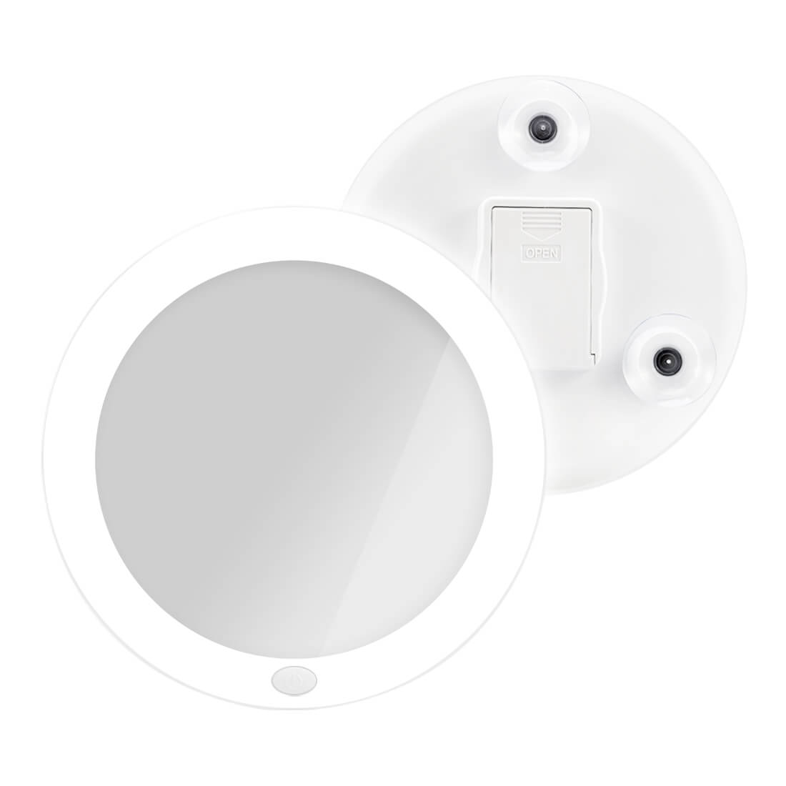 emke vanity mirror illuminated 5x magnification ucm03btmx2w