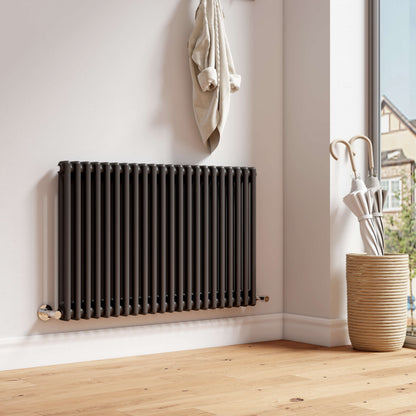 EMKE CR Traditional Horizontal Triple/Double Column Radiator White/Anthracite