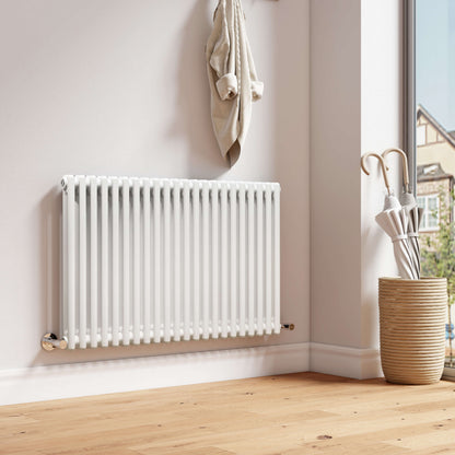 EMKE CR Traditional Horizontal Triple/Double Column Radiator White/Anthracite
