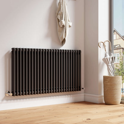 EMKE CR Traditional Horizontal Triple/Double Column Radiator White/Anthracite