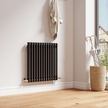 EMKE CR Traditional Horizontal Triple/Double Column Radiator White/Anthracite