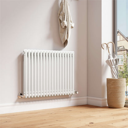 EMKE CR Traditional Horizontal Triple/Double Column Radiator White/Anthracite