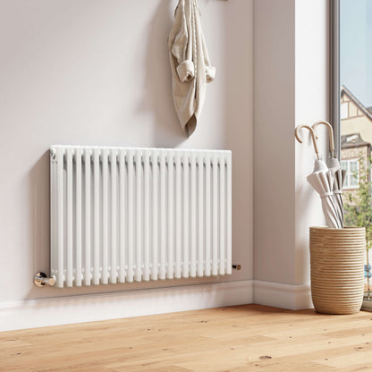 EMKE CR Traditional Horizontal Triple/Double Column Radiator White/Anthracite