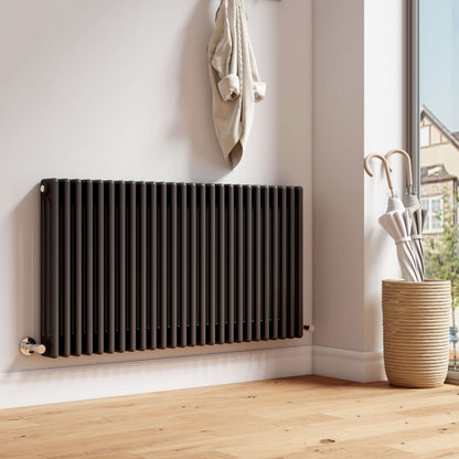 EMKE CR Traditional Horizontal Triple/Double Column Radiator White/Anthracite