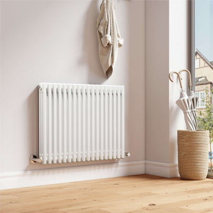 EMKE CR Traditional Horizontal Triple/Double Column Radiator White/Anthracite
