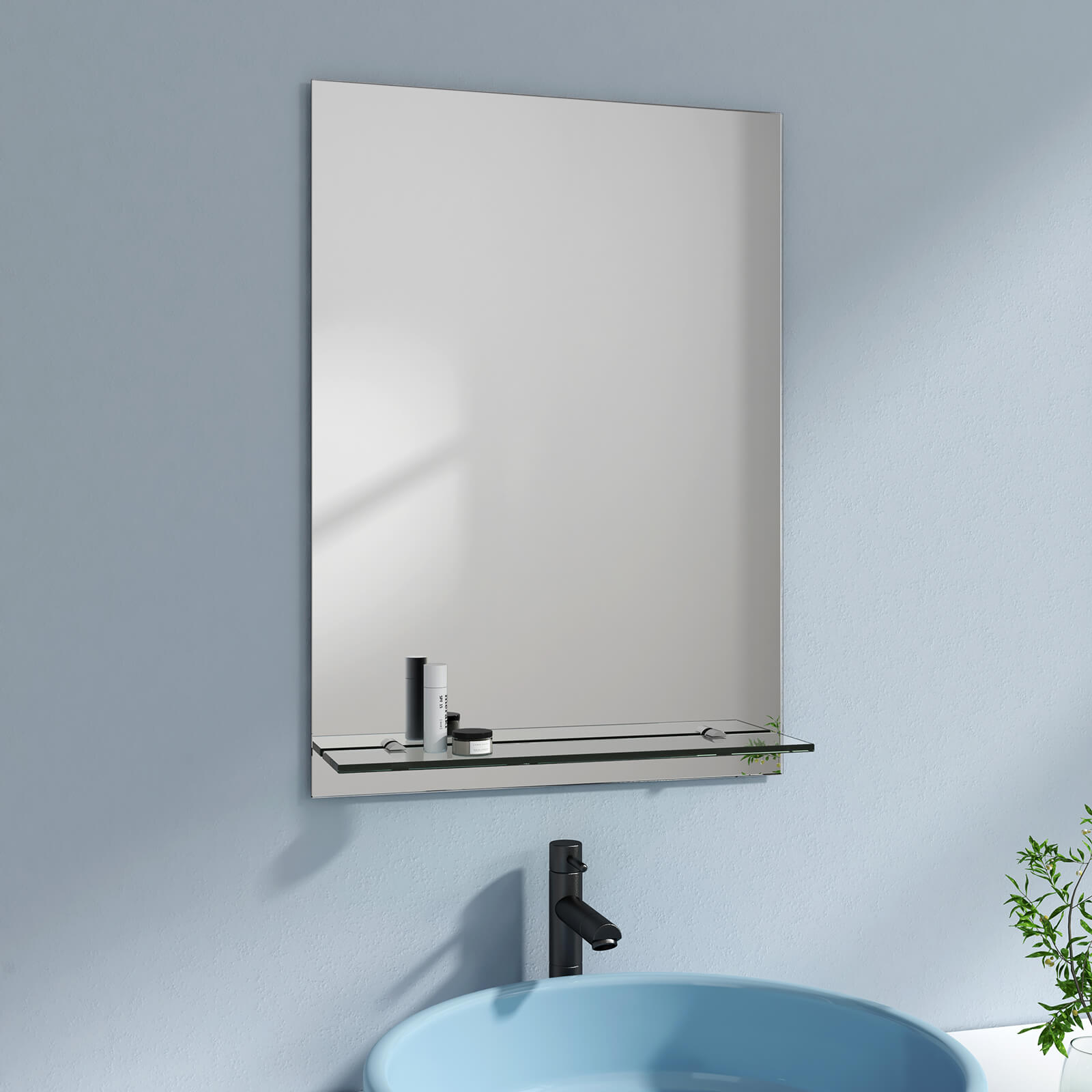 emke bathroom mirror with shelf um2s5070