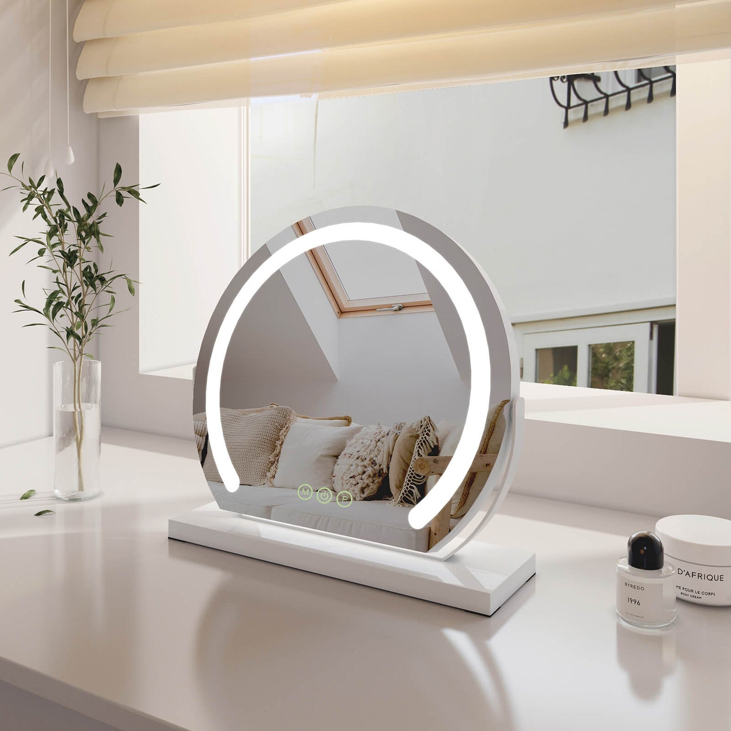 emke round desktop makeup mirror ucm13akw